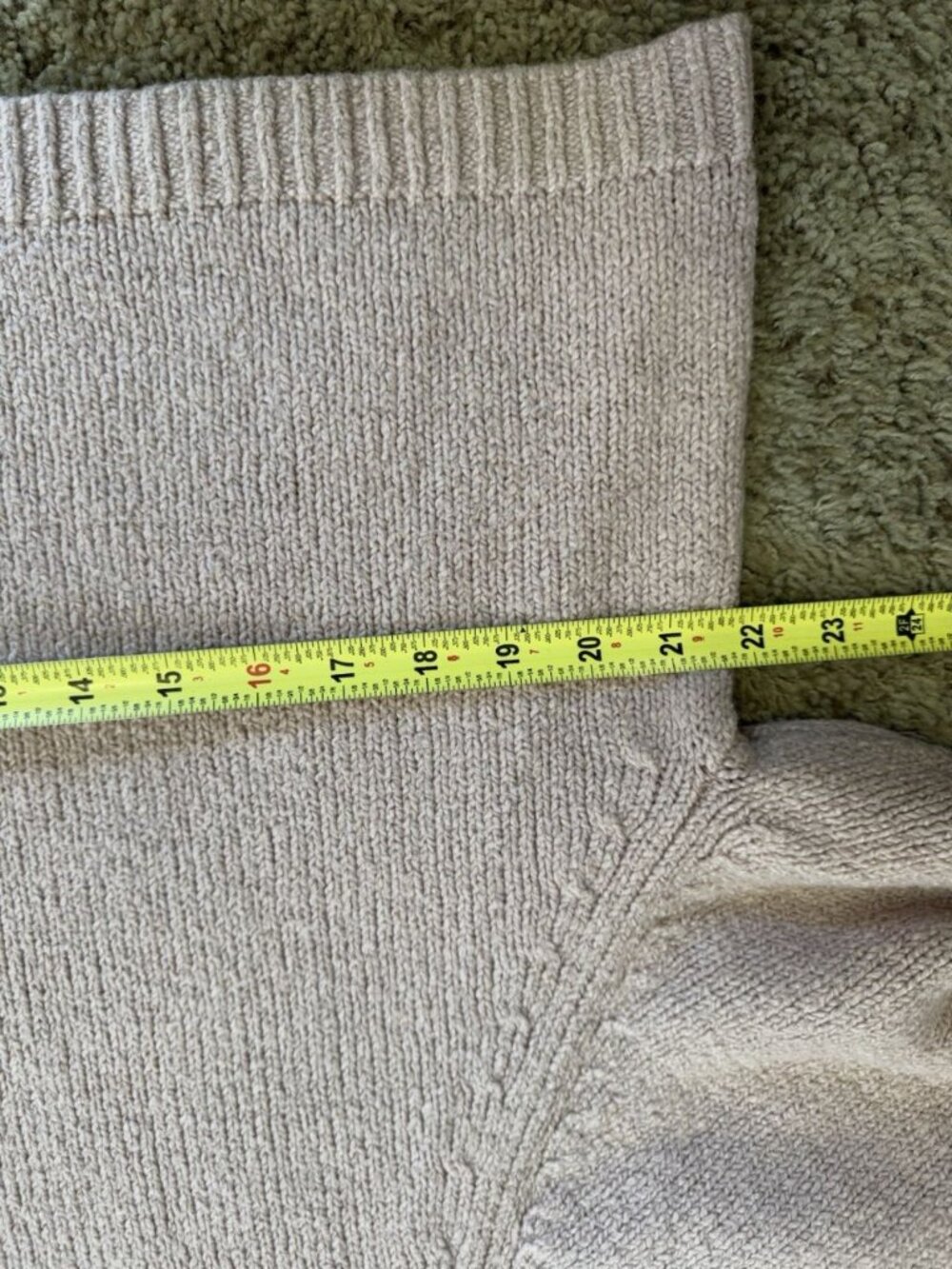 OLD NAVY Relaxed Sweater Mock Neck LARGE Casual Basic Neutral Teacher Minimal - Picture 6 of 8
